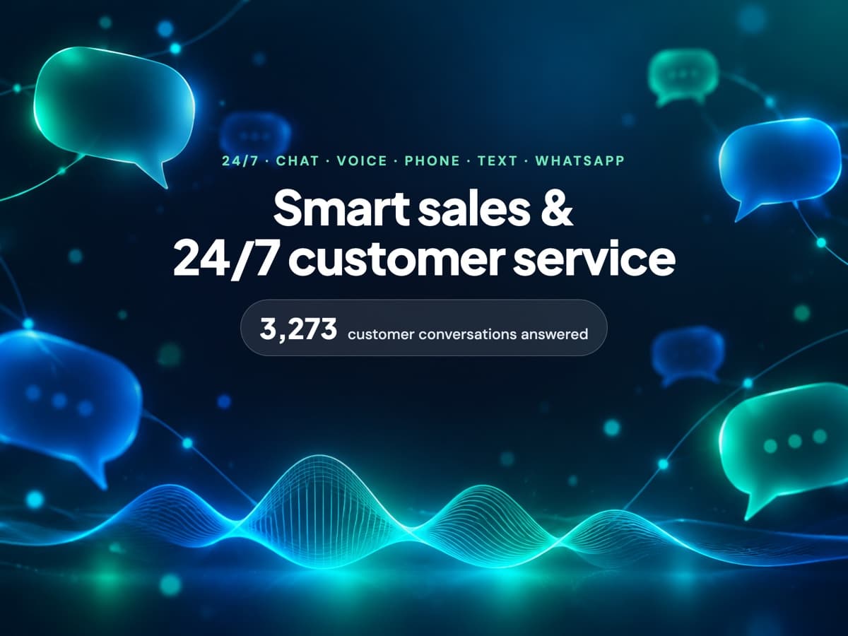 Smart Sales & 24/7 Customer Service