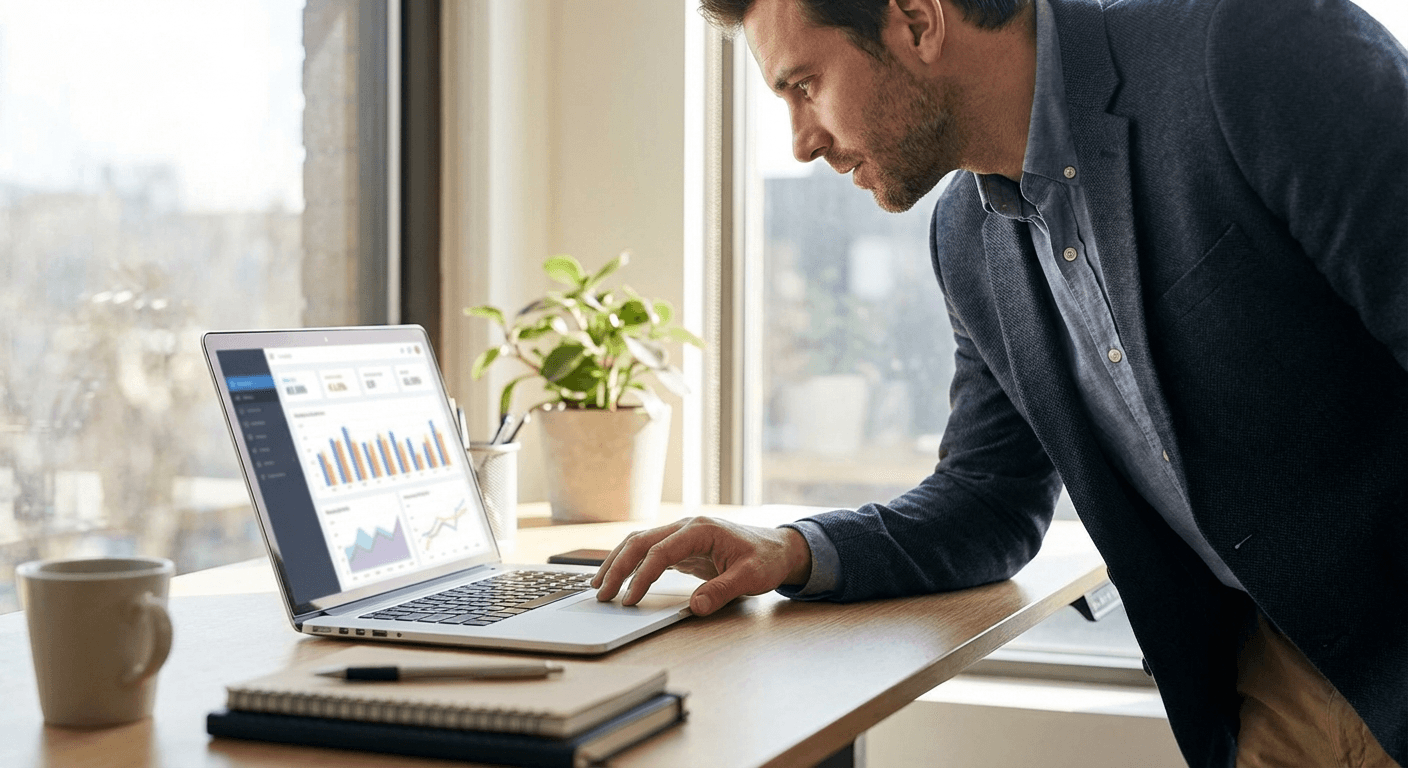 Business team comparing customer service software alternatives