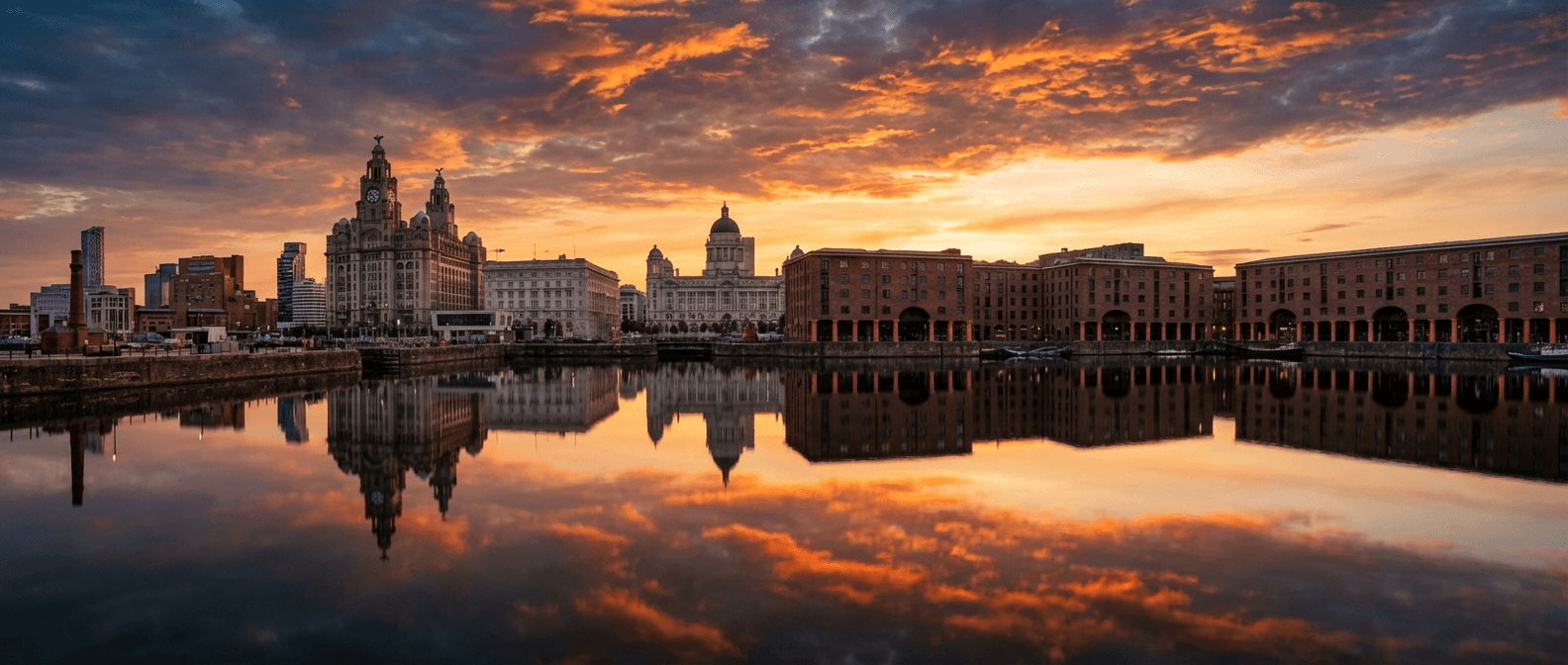 Liverpool web design - stunning websites for Merseyside businesses with Liverpool skyline